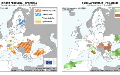 Sažetak i prognoze žetve država EU za 2025. godinu